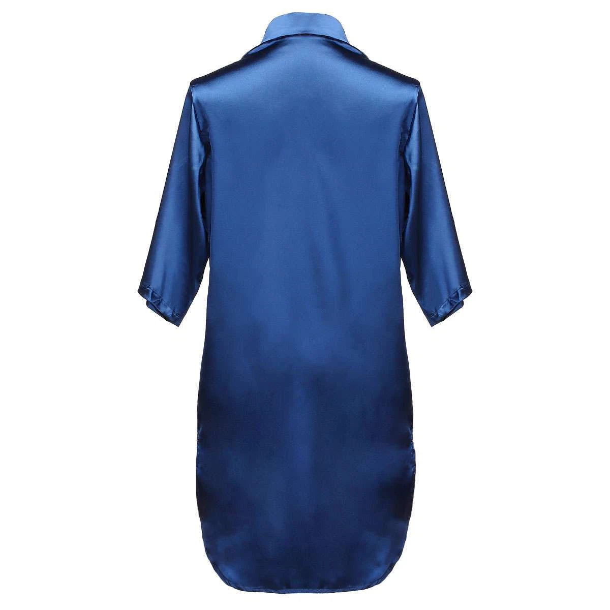 US Womens Sexy Satin Silk Nightdress Lingerie Sleepwear Nightgown Nightshirt Top