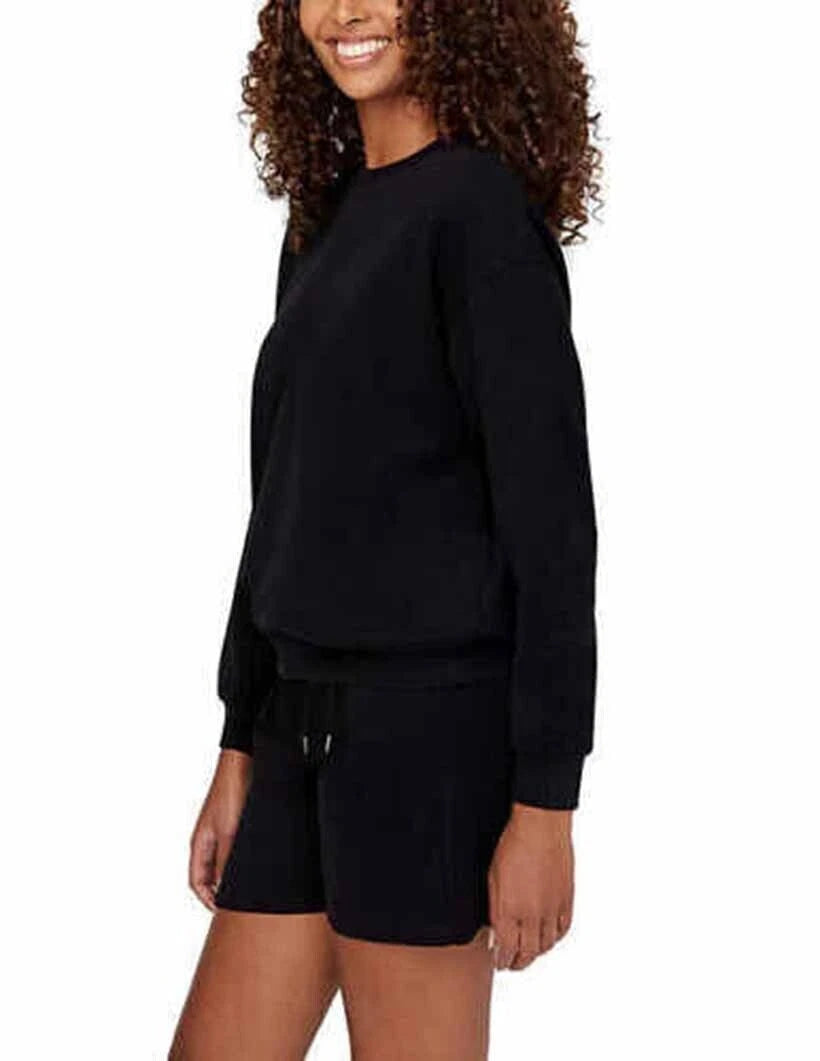 Buffalo by David Bitton Ladies 2-Piece Lounge Set Ribbed Long Sleeve Top & Short