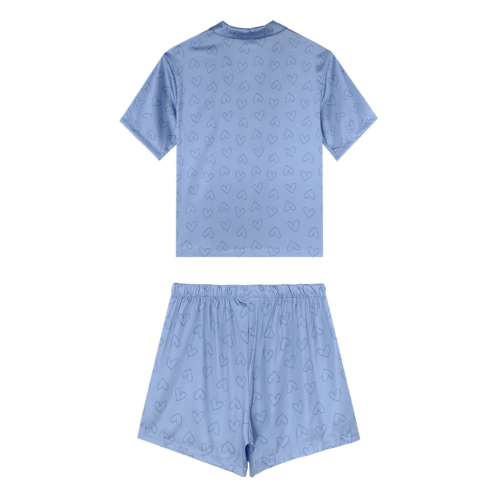 Women Nightwear Casual Pajamas Set Soft Sleepwear Ice Cool Homewear Summer