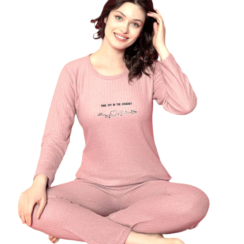 Joblot Ladies Pyjama Set Pyjamas With Long Sleeve And Trousers Homewear M-2XL-