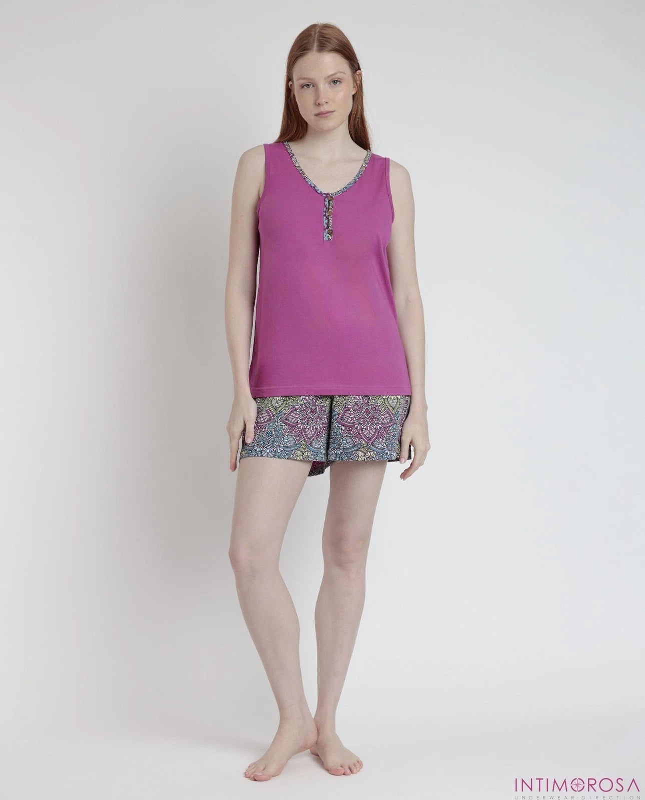 Women's Summer Pajamas 100% Cotton Admas 63066