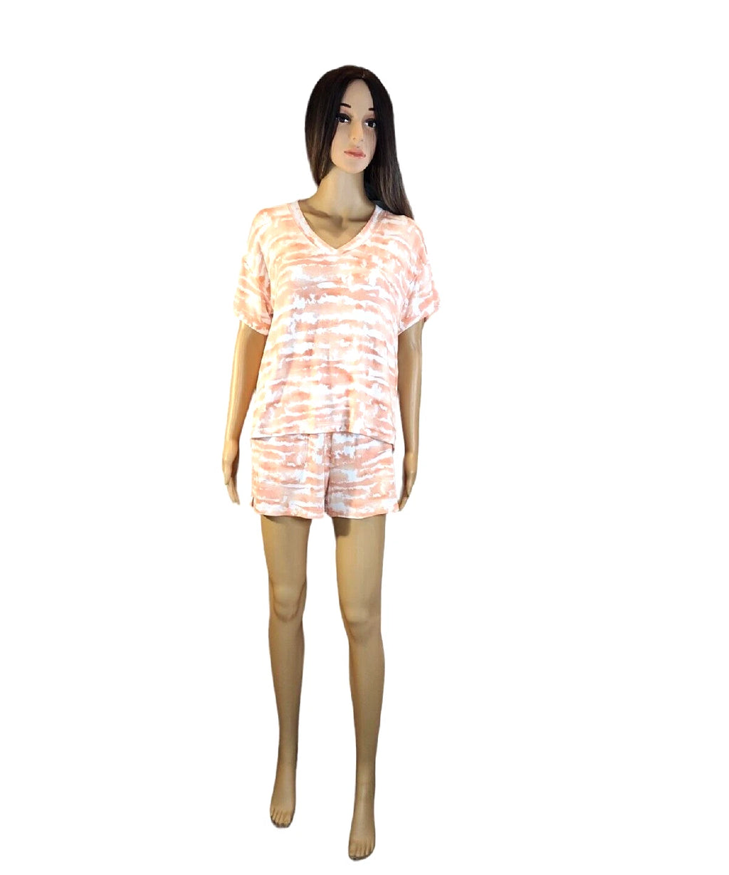 NWT Alfani V-Neck & Shorts 2-Pc. Set Loungewear Pajamas