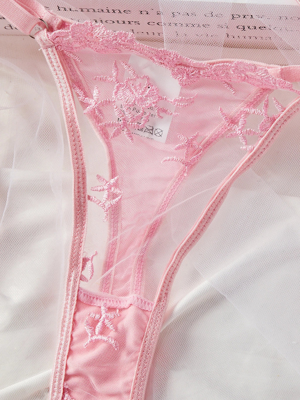 Sexy Women Lingerie Pink Lace Dress G-string Underwear Babydoll Sleepwear Gift