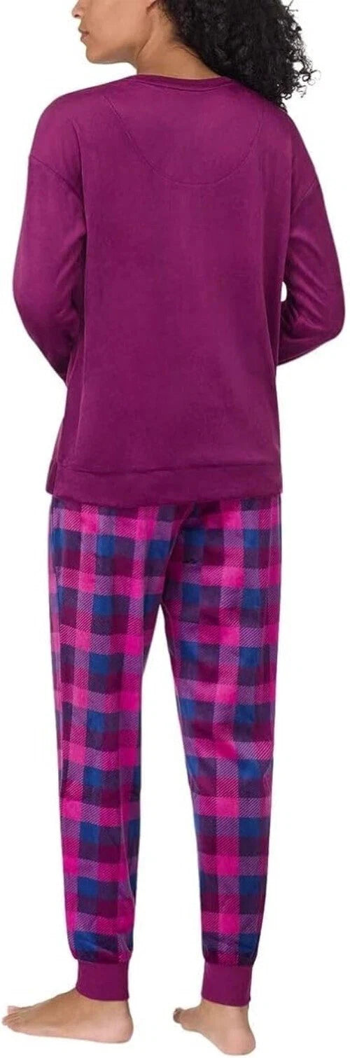 Nautica Women's 2 Piece Fleece Pajama Sleepwear Set(1812934)
