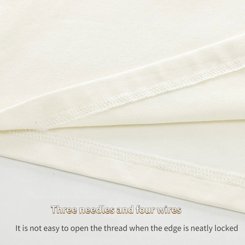 New Women's Long Sleeve Homewear Antibacterial Comfortable Cotton Sleepwear Set