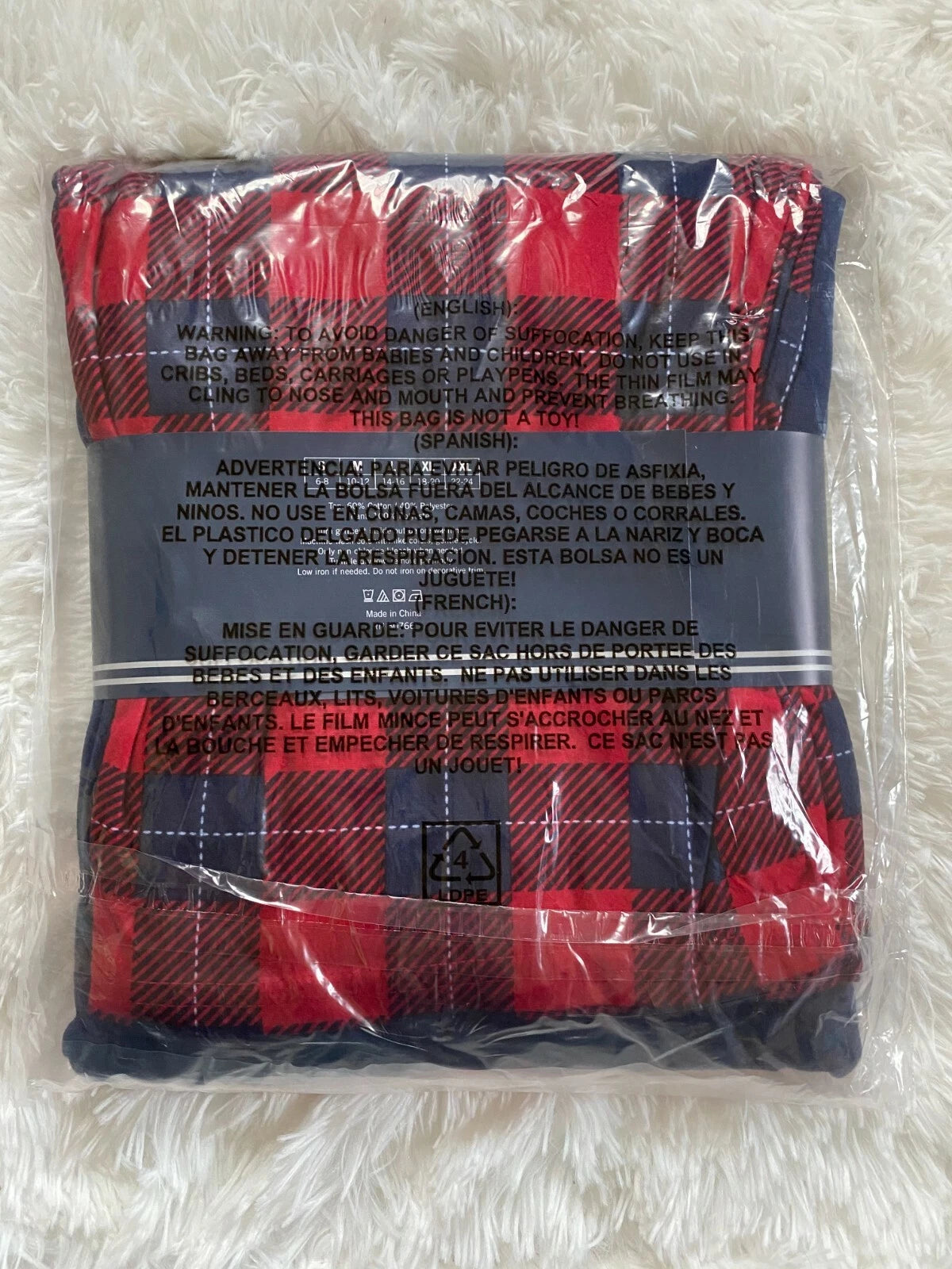 NAUTICA  Women's Logo And Plaid Family Sleep Set NWT