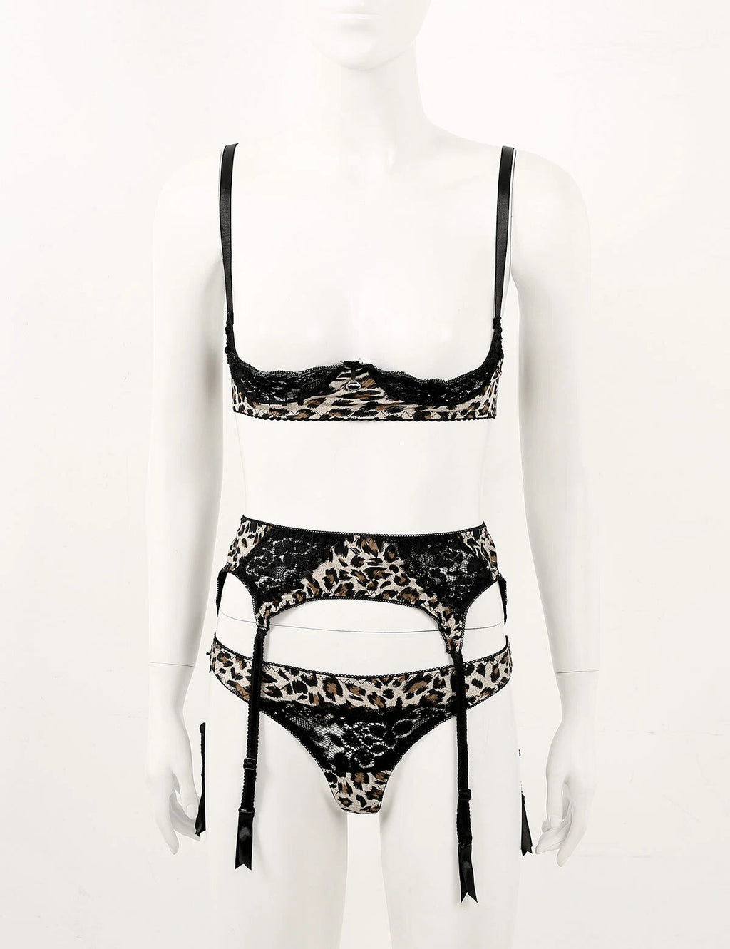 Women's G-string Sexy Lingerie Nightwear Lace Thong Bra Set Underwear Babydoll