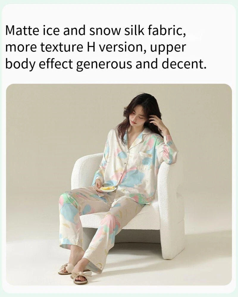 Women's Outdoor Homewear Set Comfortable Antimicrobial Fashion Cute Sleepwear