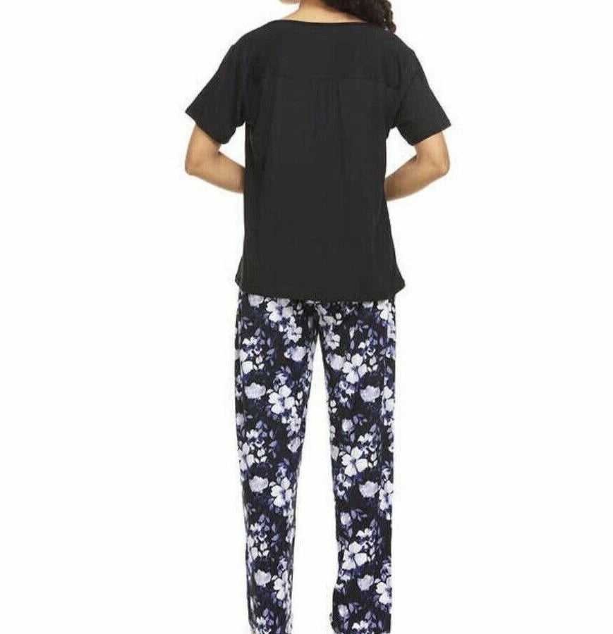 Flora Nikrooz Women's 3 Piece Pajama Set Sleep Dress Tee and Pants Sizes S M