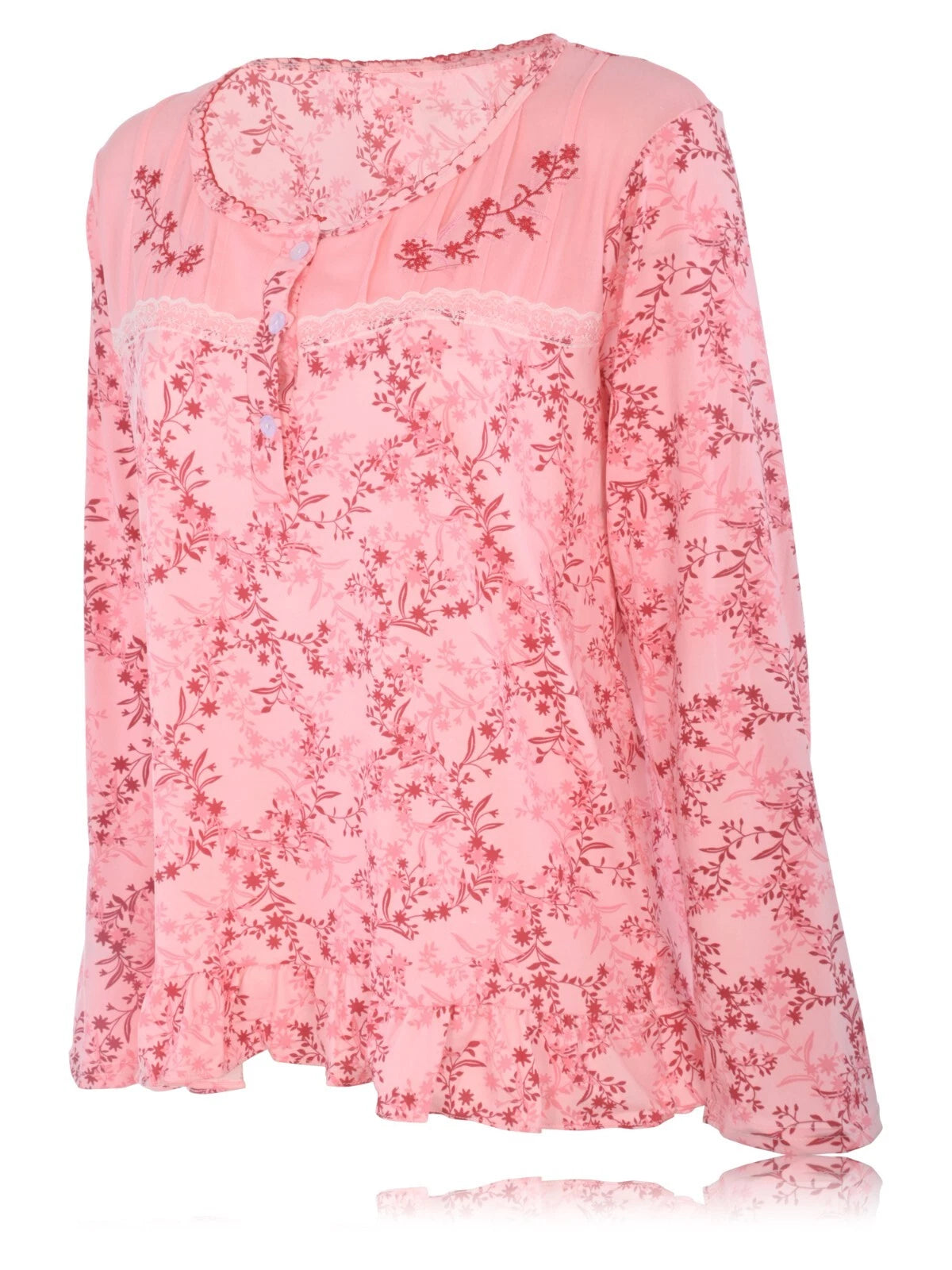 Womens Pajamas For Women Long Sleeve Pajamas Set Sleepwear  M L XL XXL NWT 6013P