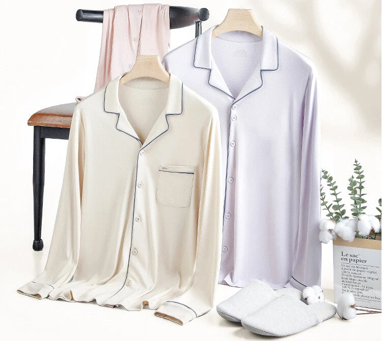 Women's Pajama Set Dust Mite Resistant Anti Bacterial Long Sleeve Long Pants