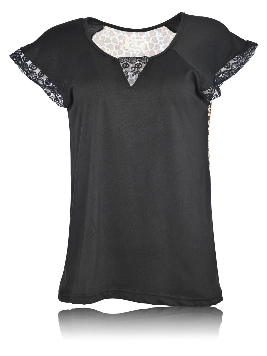 JEFFRICO Womens Capri Pajama Set 2 Piece Short Sleeve Top & Capri Pants 5035C