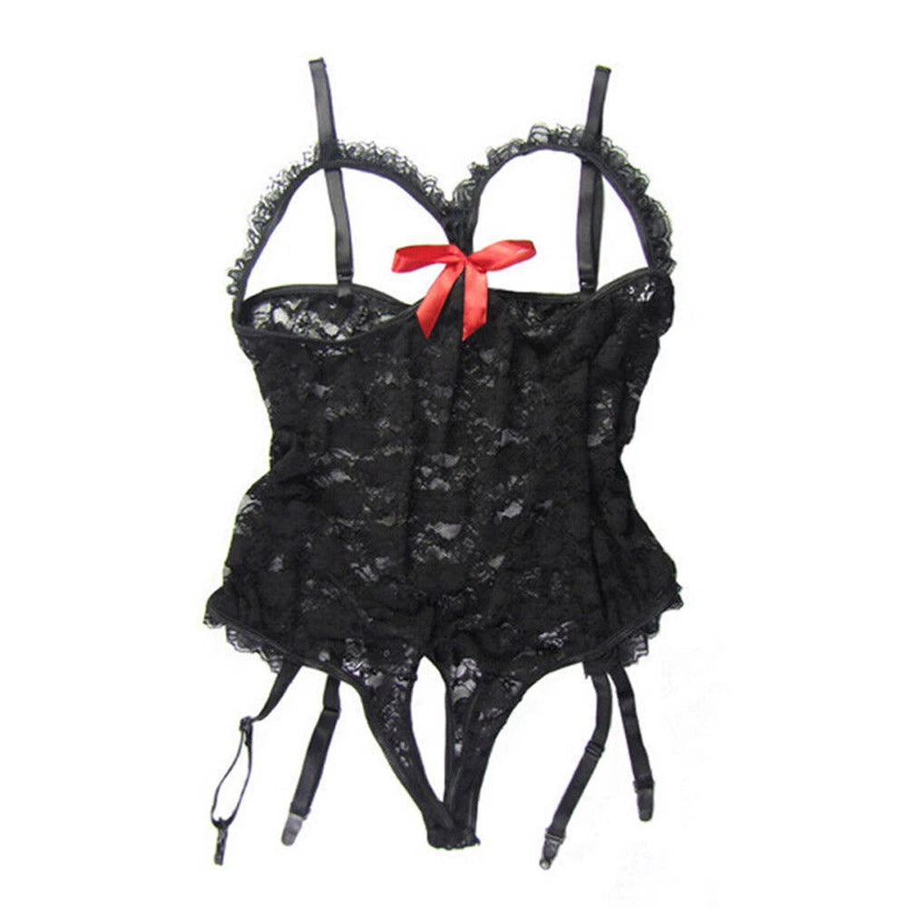 Women's Sexy Lingerie Sleepwear Underwear Lace Nightwear Dress G-String Babydoll