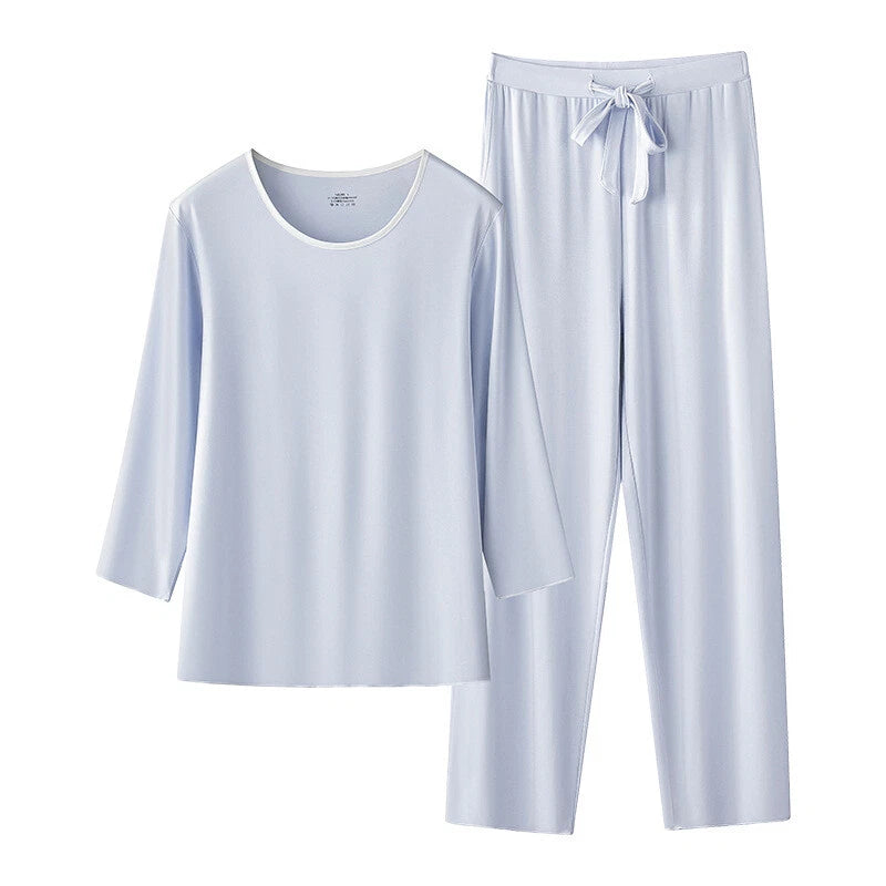 High Quality Autumn Women's Solid Color Casual Sleeve Pants Leisure Home Wear