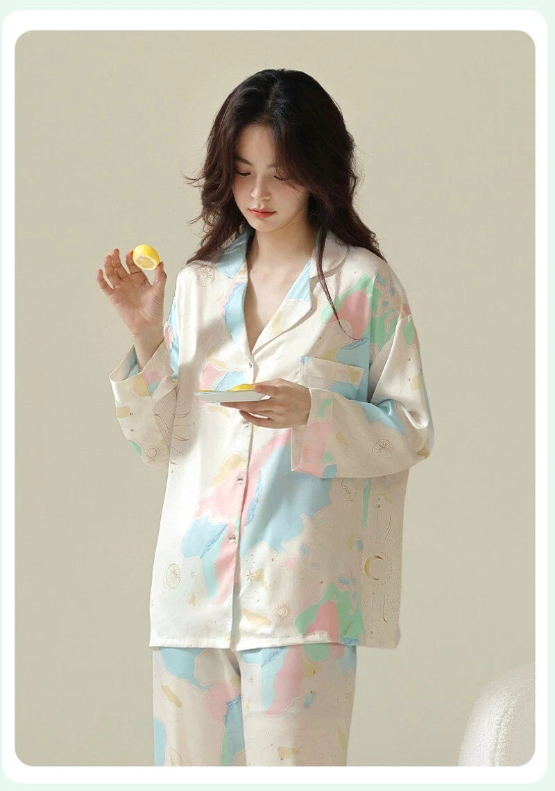 Women's Homewear Set Outdoor Comfortable Antimicrobial Fashion Cute Sleepwear
