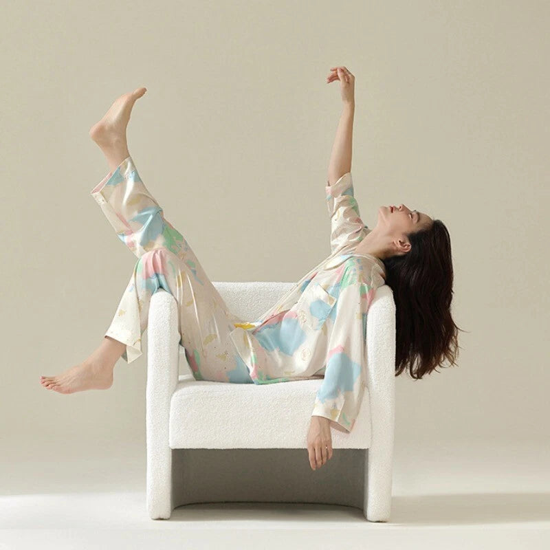 Women's Outdoor Homewear Set Comfortable Antimicrobial Fashion Cute Sleepwear