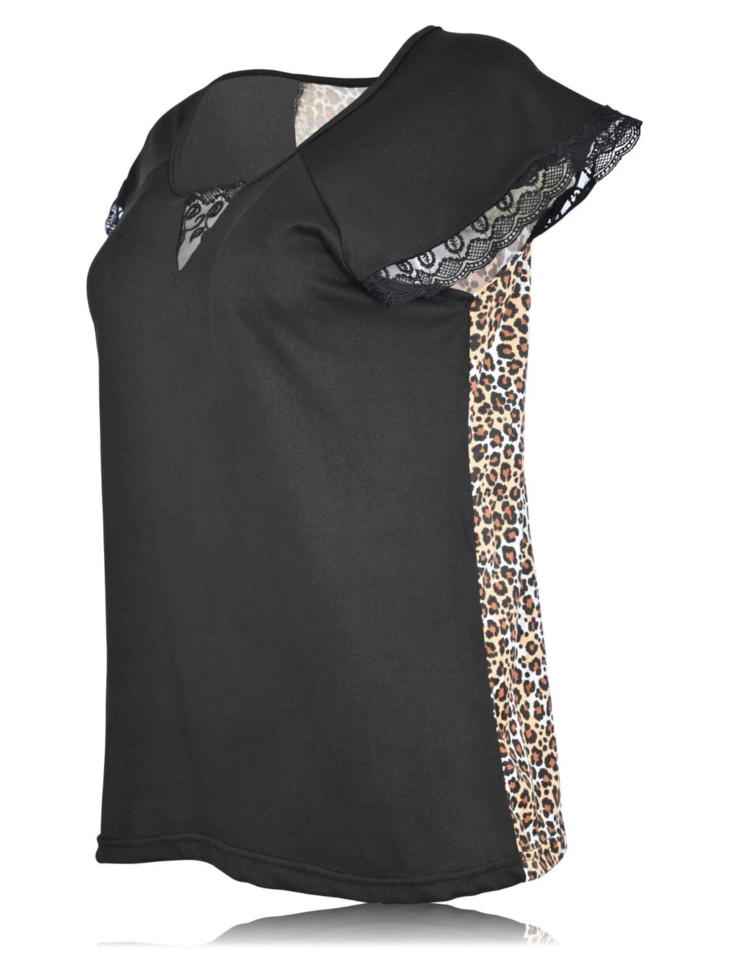 JEFFRICO Womens Capri Pajama Set 2 Piece Short Sleeve Top & Capri Pants 5035C