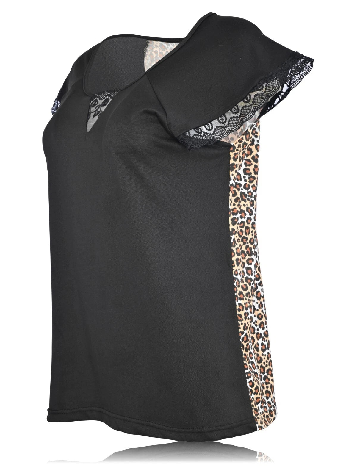 JEFFRICO Womens Capri Pajama Set 2 Piece Short Sleeve Top & Capri Pants 5035C