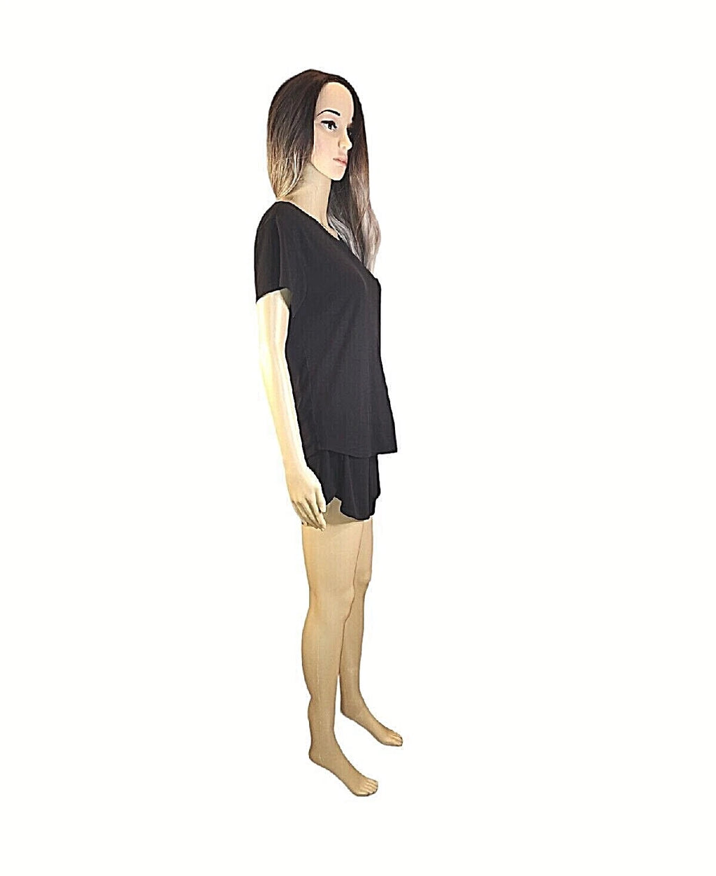 NWT Alfani V-Neck & Shorts 2-Pc. Set Loungewear Pajamas