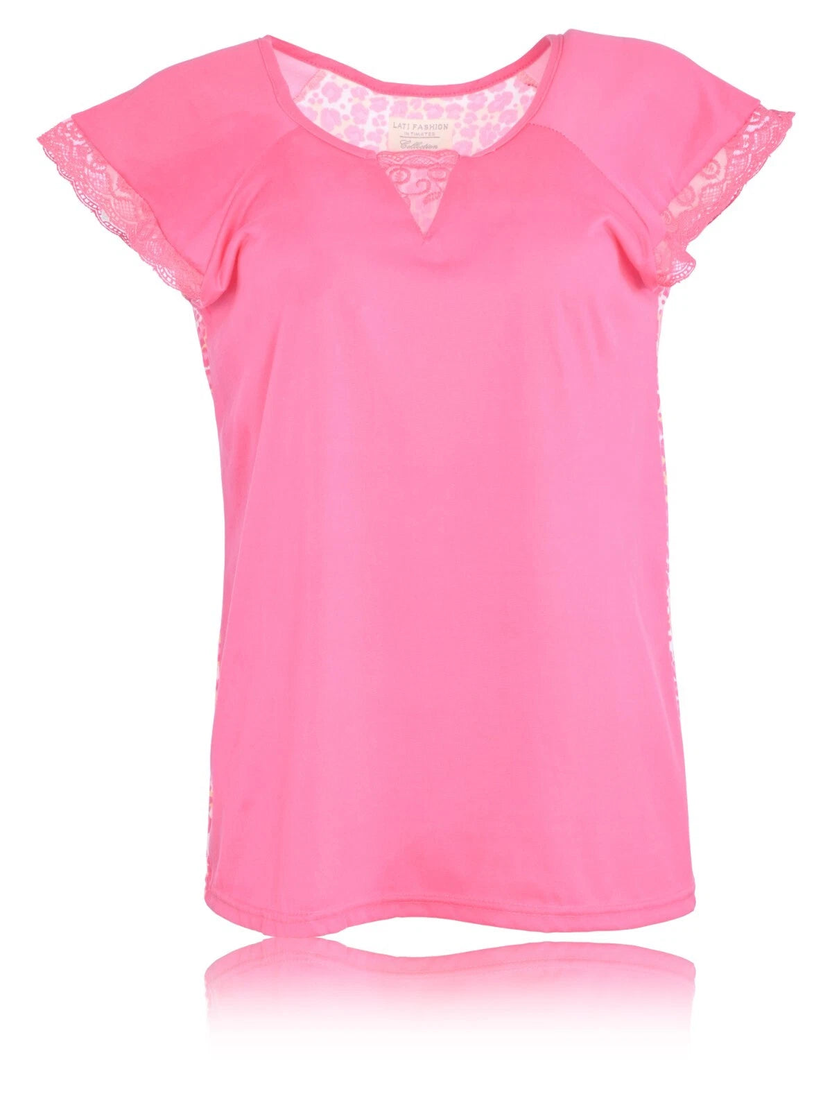 JEFFRICO Womens Capri Pajama Set 2 Piece Short Sleeve Top & Capri Pants 5035C