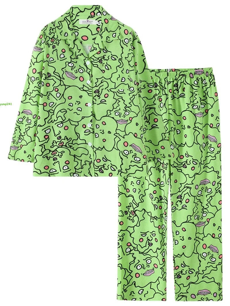 Mob Psycho 100 Mobu Saiko Hyaku Dimple Long sleeves Shorts Leisure Wear Pajamas