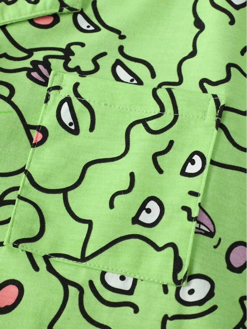 Mob Psycho 100 Mobu Saiko Hyaku Dimple Long sleeves Shorts Leisure Wear Pajamas