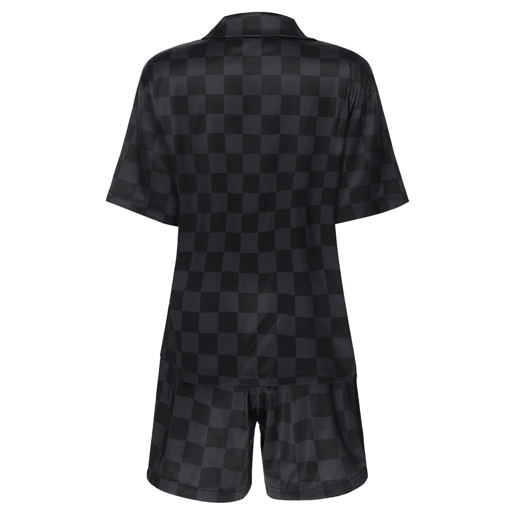 Women Nightwear Casual Pajamas Set Soft Sleepwear Ice Cool Homewear Summer