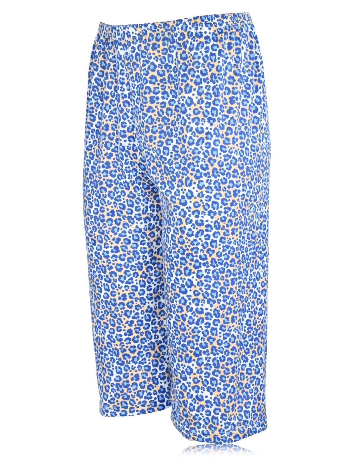 JEFFRICO Womens Capri Pajama Set 2 Piece Short Sleeve Top & Capri Pants 5035C