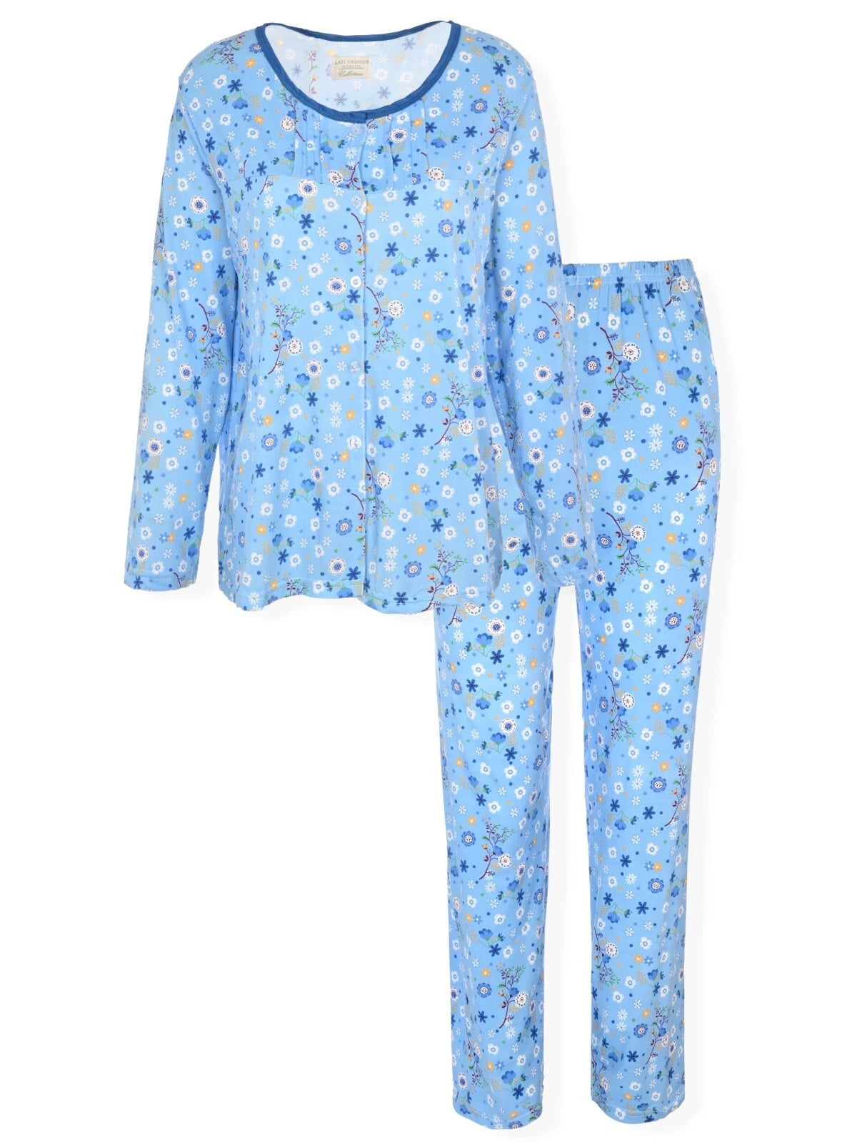 Womens Pajamas For Women Long Sleeve Pajamas Set Sleepwear  M L XL XXL NWT 6017P