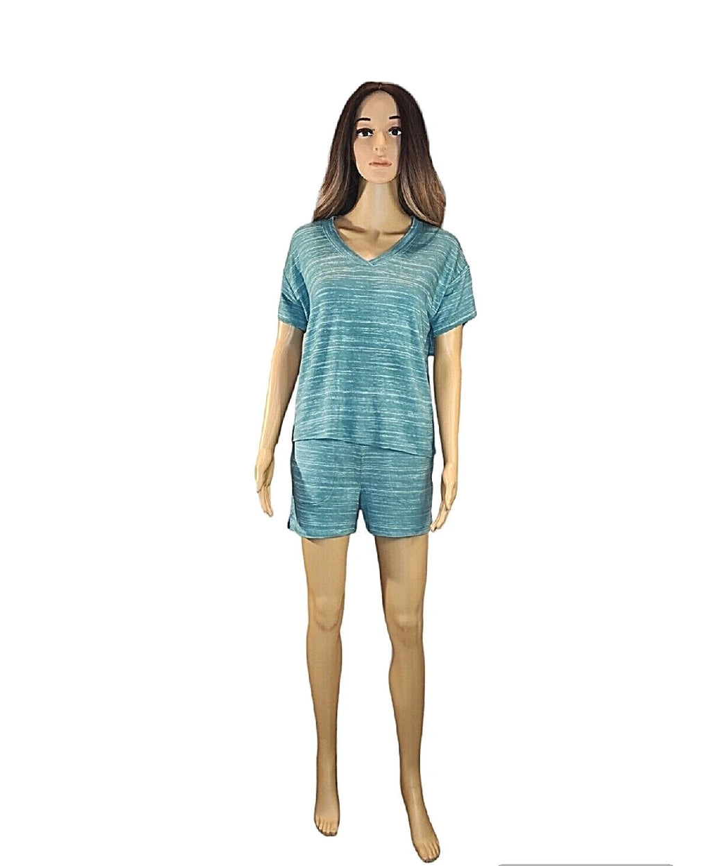 NWT Alfani V-Neck & Shorts 2-Pc. Set Loungewear Pajamas