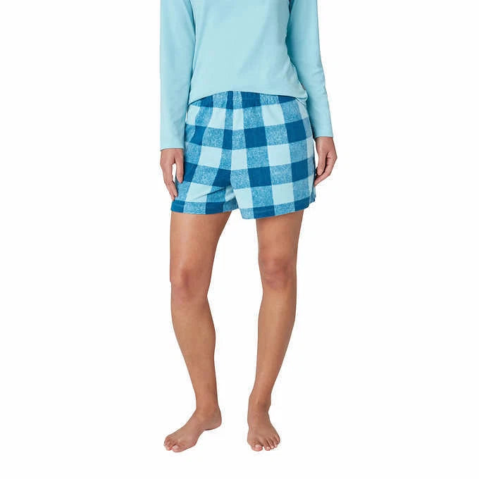 Eddie Bauer Ladies' 3-Piece Waffle Textured Fleece Pajama Set A34