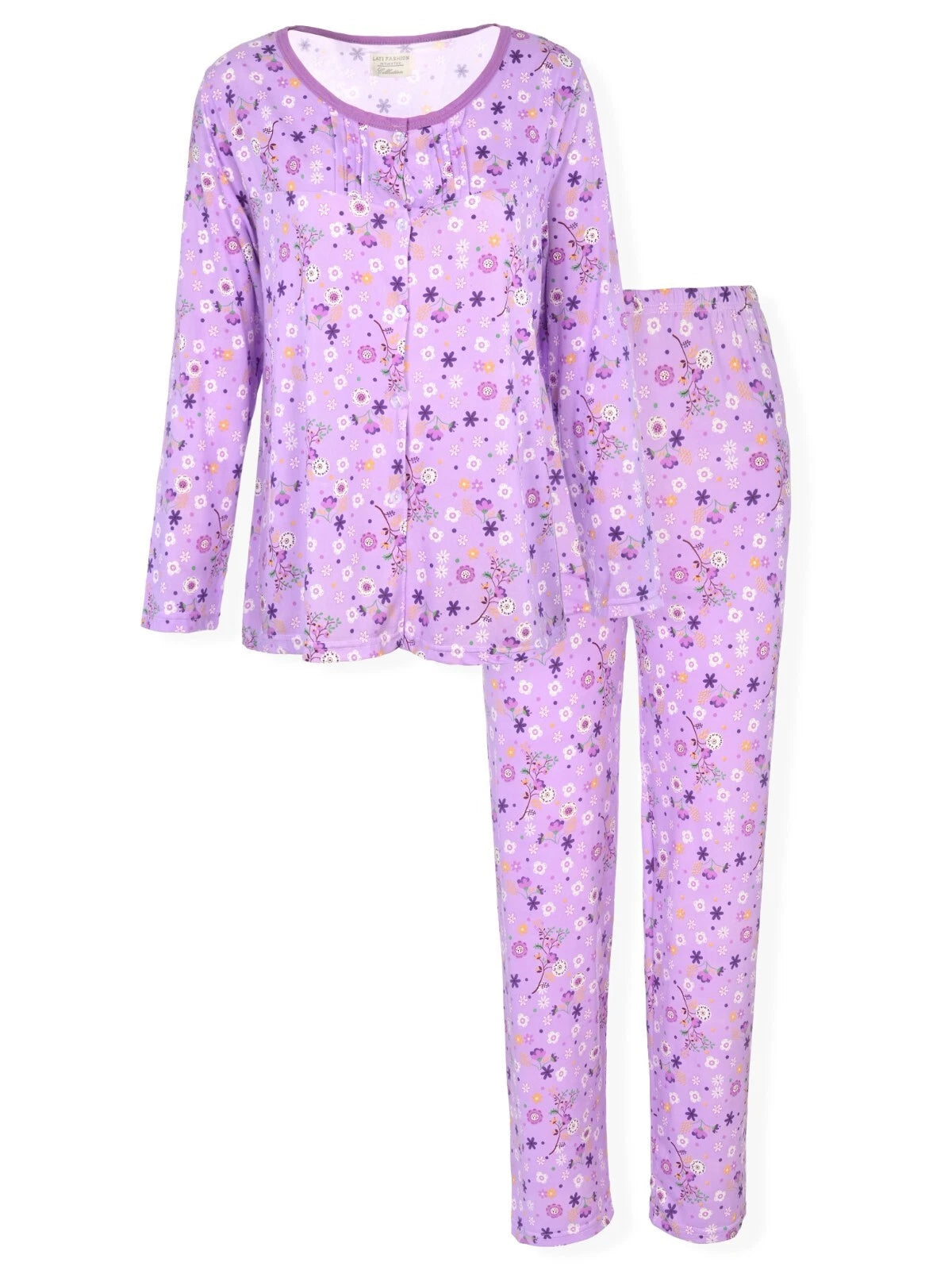 Womens Pajamas For Women Long Sleeve Pajamas Set Sleepwear  M L XL XXL NWT 6017P