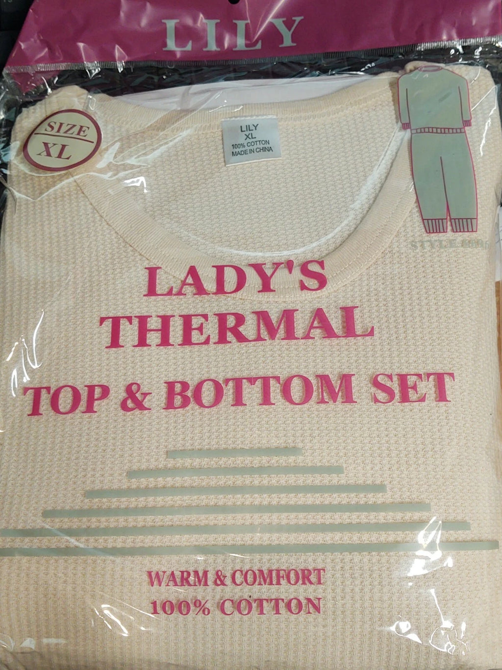 WOMEN'S Thermal TOP & BOTTOM SET Waffle Knit Long Johns Warm Underwear PJ'S 2pcs