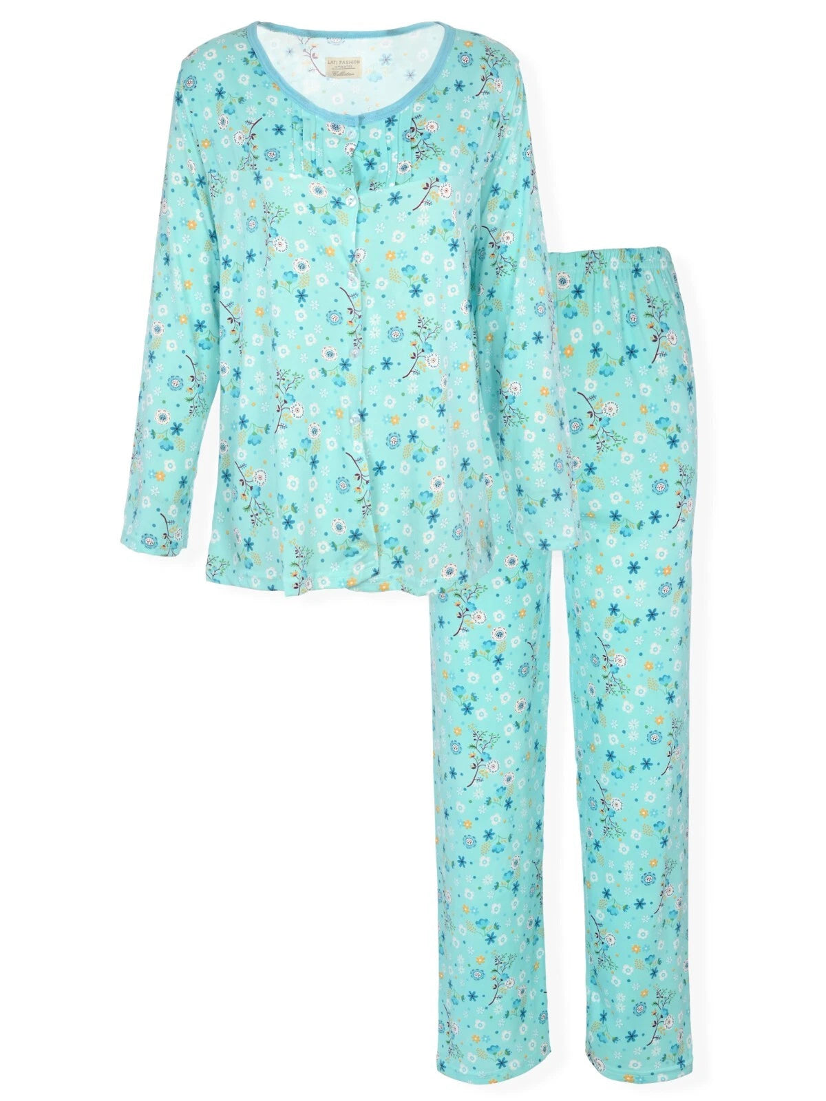 Womens Pajamas For Women Long Sleeve Pajamas Set Sleepwear  M L XL XXL NWT 6017P