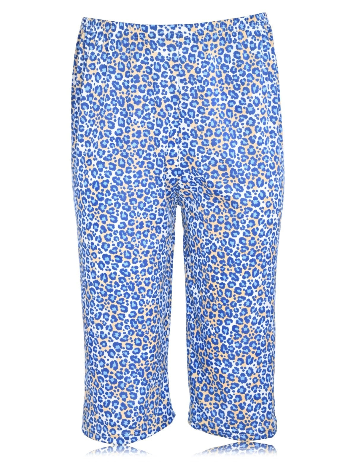 JEFFRICO Womens Capri Pajama Set 2 Piece Short Sleeve Top & Capri Pants 5035C