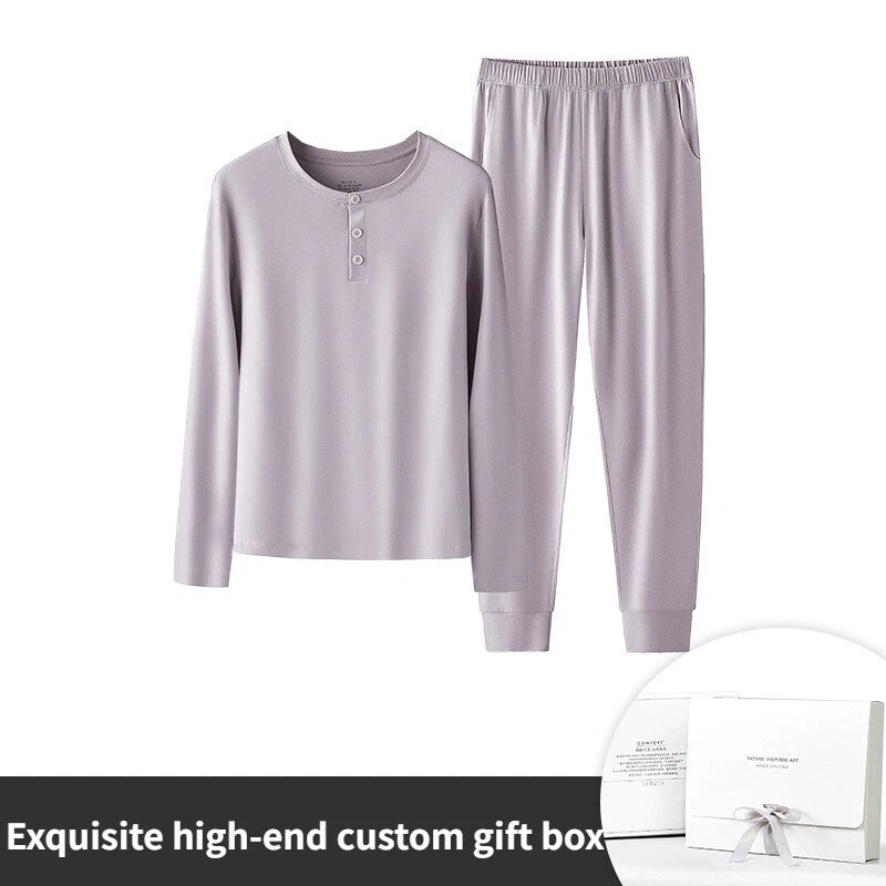 Women's Pajamas Set Long Sleeve Anti Bacterial Dust Mite Resistant Fits New Style-