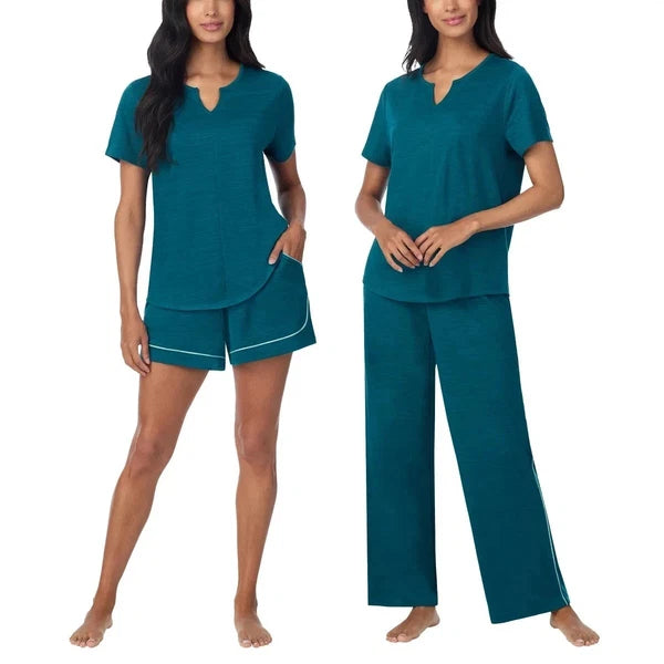 Carole Hochman Women’s  Midnight 3-Piece PJ Set