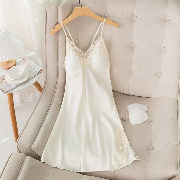 2023  Women's robe pajama set sexy lace suspender pajama dress bathrobe