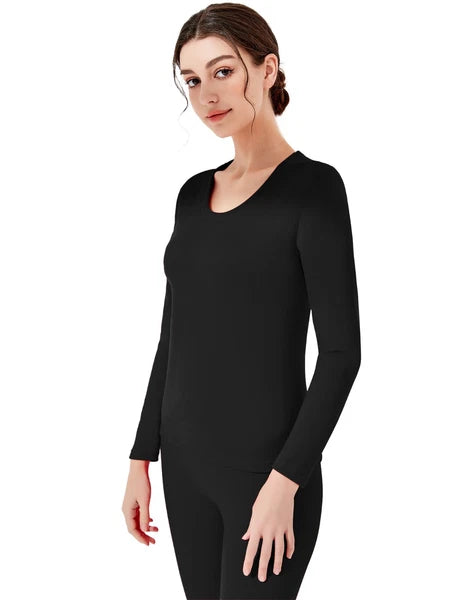 Womens Thermal Underwear Ultra-Soft Long Johns Set Base Layer Skiing Winter Warm
