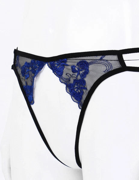 Women Sexy Lingerie Lace Bare Exposed Breast Bra Top G-string Underwear Babydoll