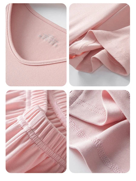 Women's Pajama Set Simple Casual Summer Comfortable Breathable Short Sleeve