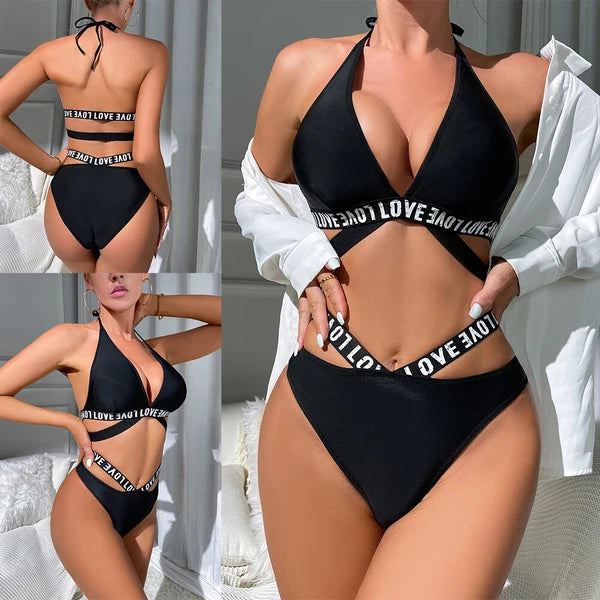 Sexy Lingerie Women's Lace Babydoll Bra Thong Set Sleepwear Underwear Nightwear