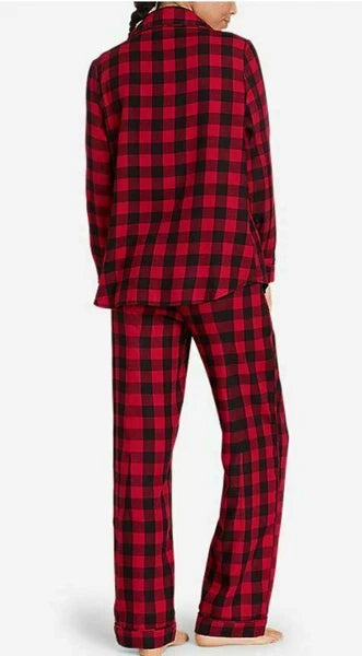 NEW Womens Eddie Bauer Flannel Sleep Set NWT Small Red