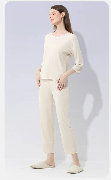 Women's Casual Strainer Ninth Pants Casual Clothing Home Anti Bacterial-