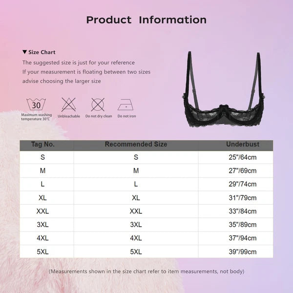 FEESHOW Sexy Lingerie Set Women Open Cup Bra Briefs Panties Babydoll AU