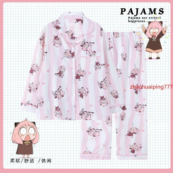 SPY×FAMILY Anya Forger Anime Long sleeves trousers Leisure Wear Pajamas