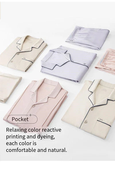 Women's Pajama Set Dust Mite Resistant Anti Bacterial Long Sleeve Long Pants