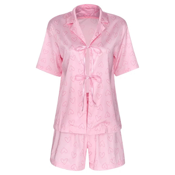 Women Nightwear Ice Cool Pajamas Set Silky Satin Sleepwear Soft Homewear Pants