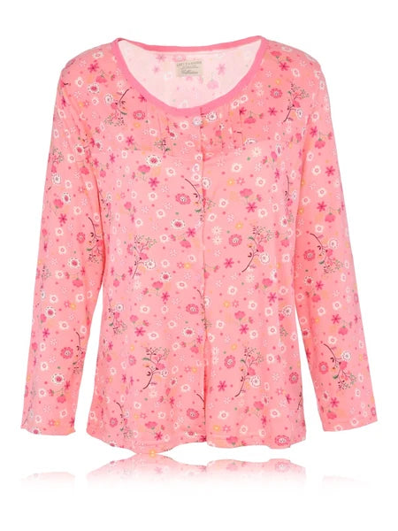 Womens Pajamas For Women Long Sleeve Pajamas Set Sleepwear  M L XL XXL NWT 6017P