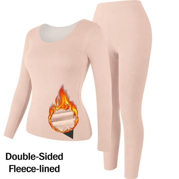 Conjunto Ropa Interior Térmica Clima Frío Para Mujer Ultrasuave Ropa Long Johns